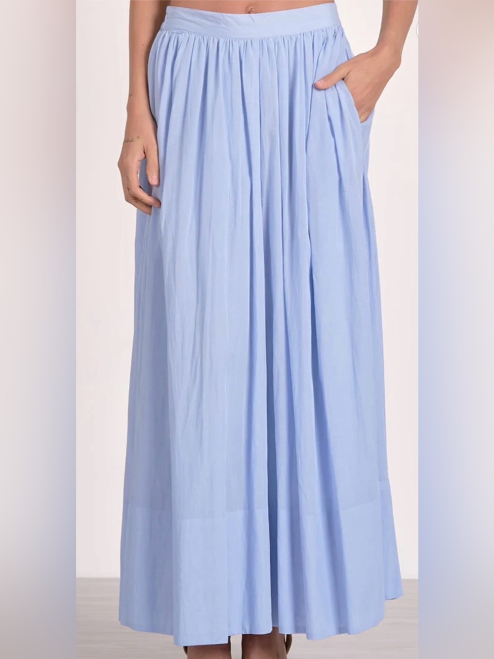Elan Clara Lightweight Cotton Blend Skirt